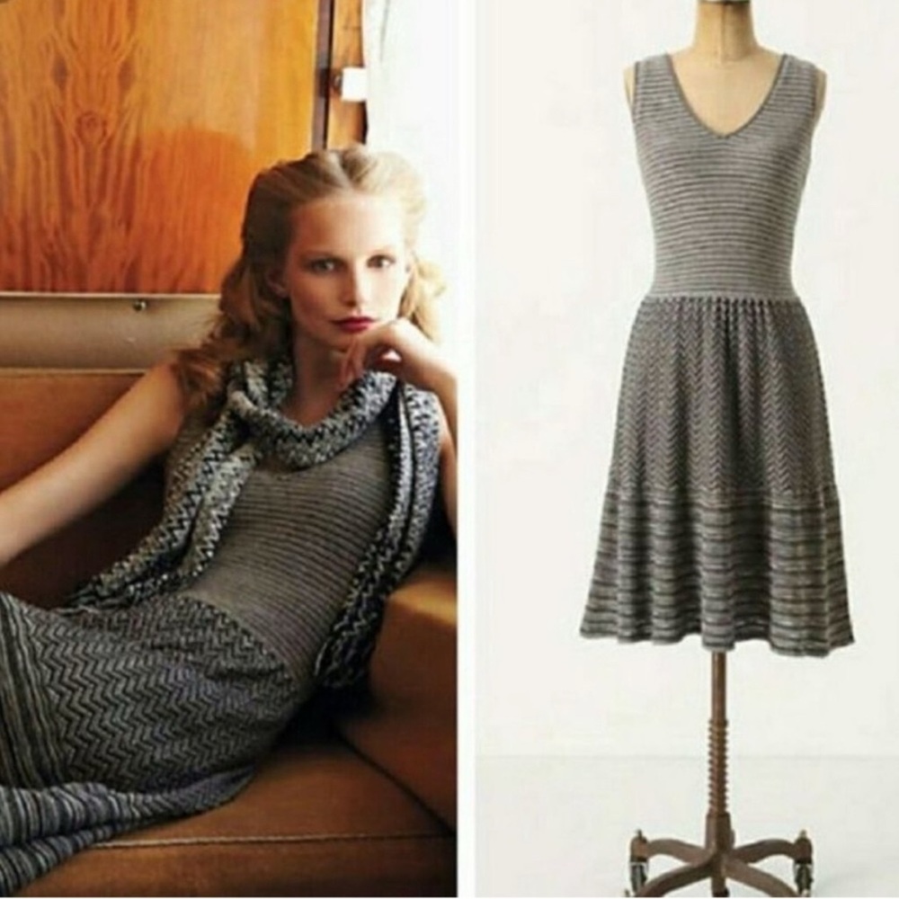 NWT Anthropologie Knitted & Knotted Sleeveless Dress